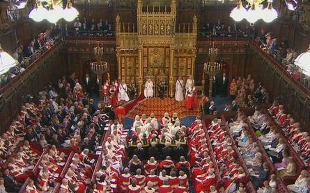 Queen Elizabeth II opens parliament session with government's agenda